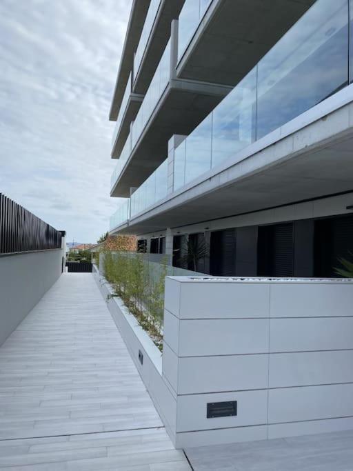 Precioso Apartamento Con Terraza Y Piscina En Portonovo-Sanxenxo Exterior foto